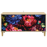 Wooden TV Stand 102cm Wide With 3 Doors - Kiel