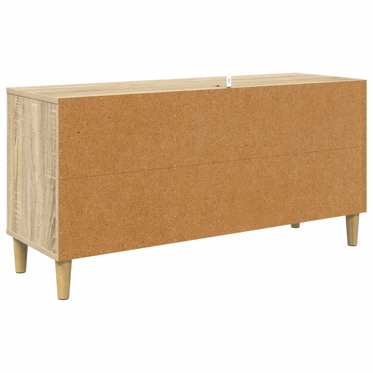Wooden TV Stand 102cm Wide With 3 Doors - Ommen