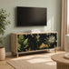 Wooden TV Stand 102cm Wide With 3 Doors - Rhenen