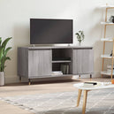 Wooden TV Stand 104cm Wide With 2 Doors - Vantage Home