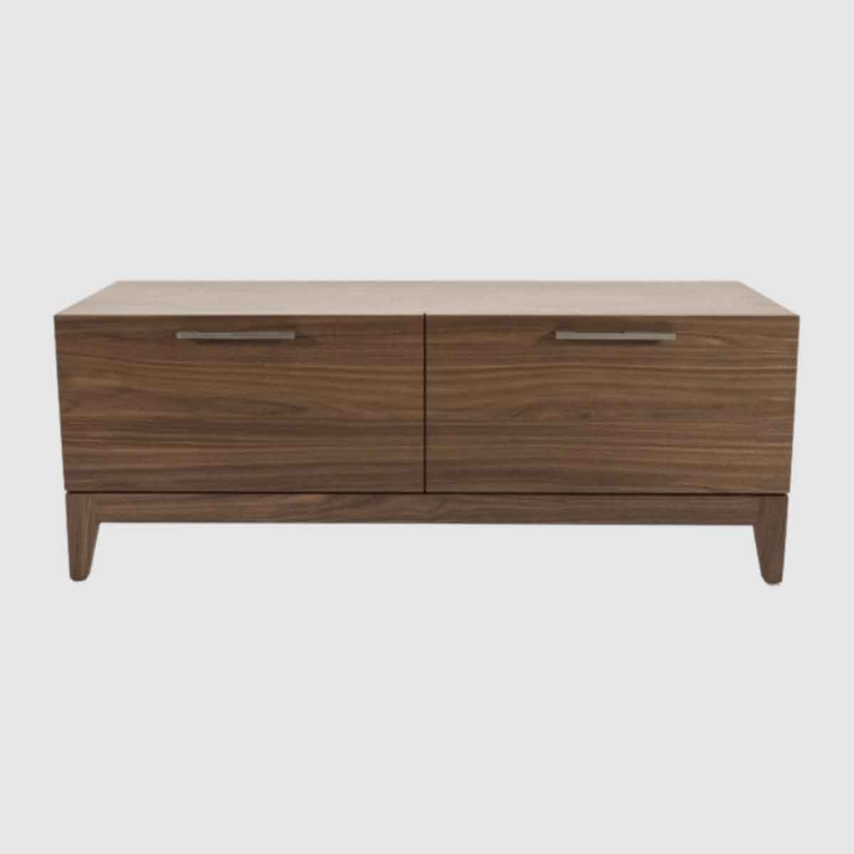 Wooden TV Stand 120cm Wide With 2 Drawers - Peony