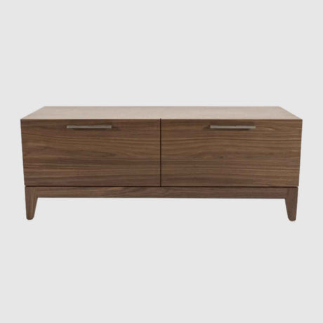 Wooden TV Stand 120cm Wide With 2 Drawers - Peony