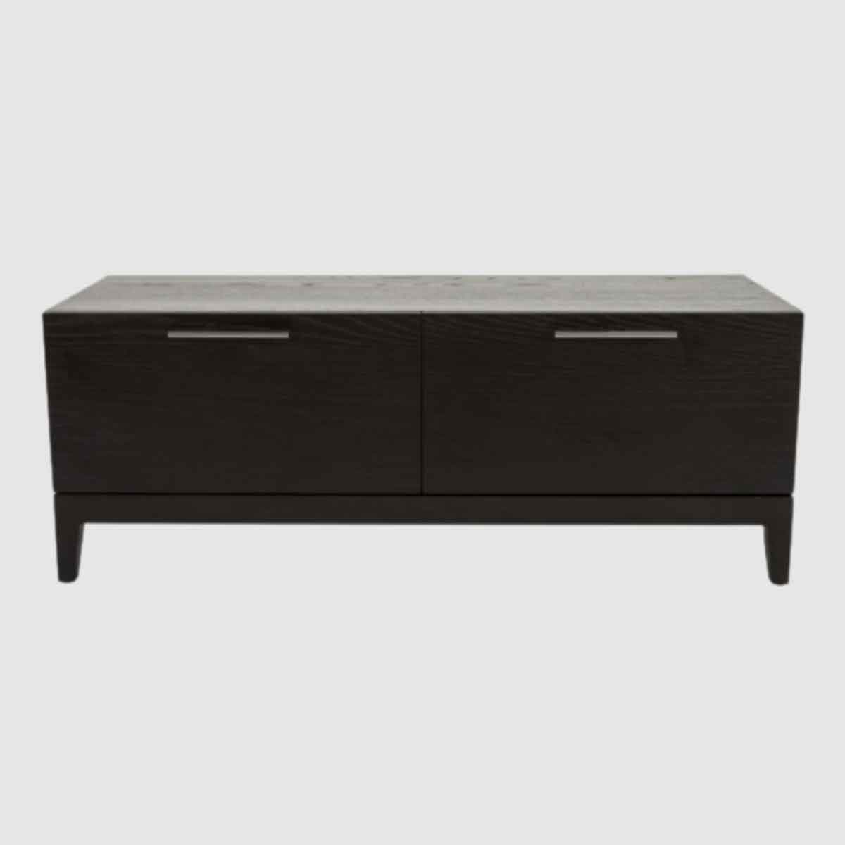 Wooden TV Stand 120cm Wide With 2 Drawers - Peony