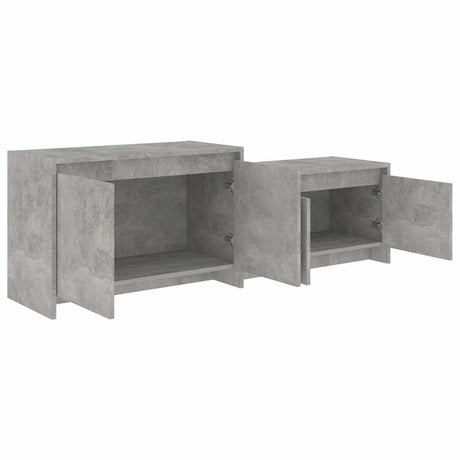 Wooden TV Stand 146.5cm Wide With 4 Doors - Vantage Home