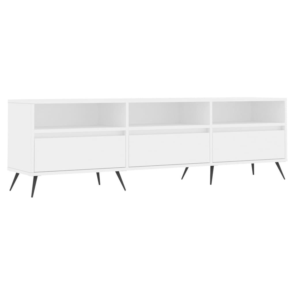 Wooden TV Stand 150cm Wide With 3 Doors - Vantage Home