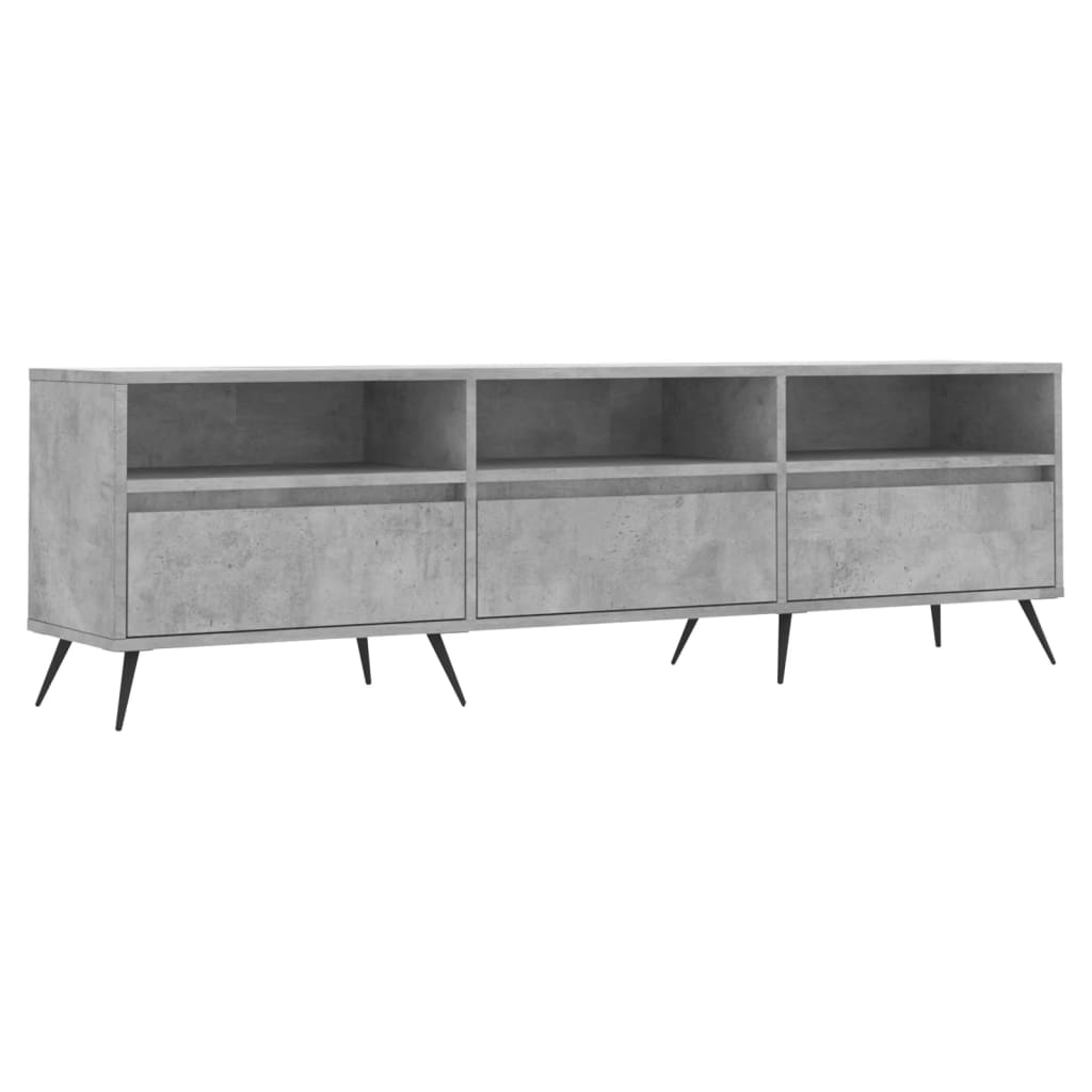 Wooden TV Stand 150cm Wide With 3 Doors - Vantage Home