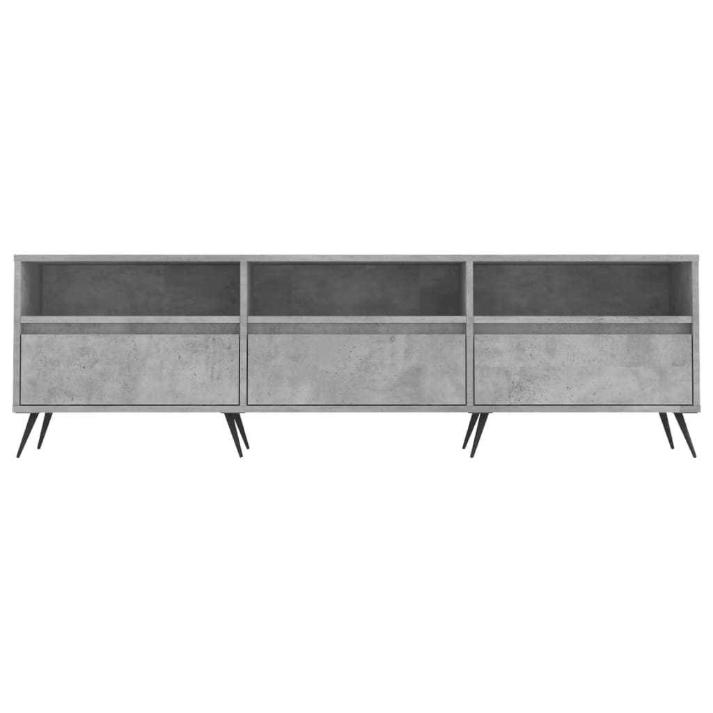 Wooden TV Stand 150cm Wide With 3 Doors - Vantage Home