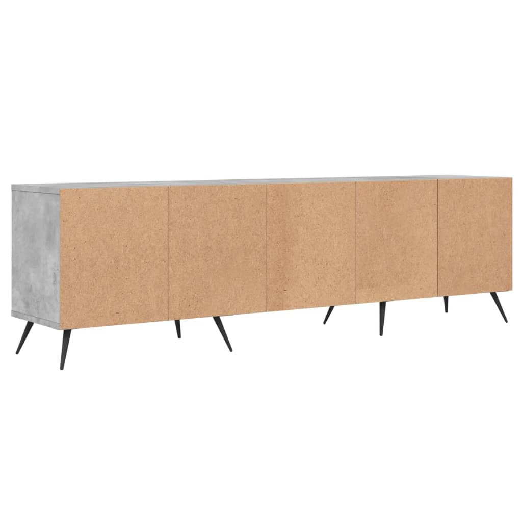 Wooden TV Stand 150cm Wide With 3 Doors - Vantage Home
