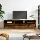 Wooden TV Stand 150cm Wide With 3 Doors - Vantage Home