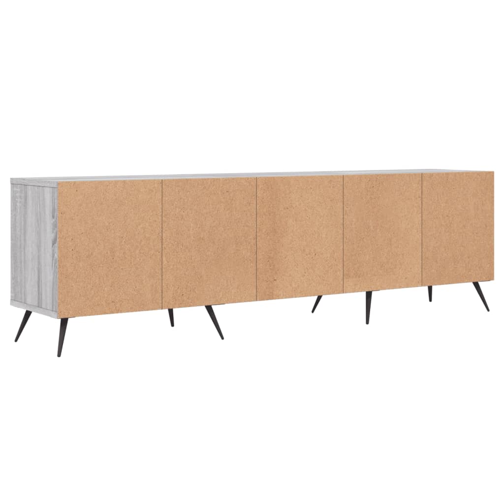Wooden TV Stand 150cm Wide With 3 Doors - Vantage Home