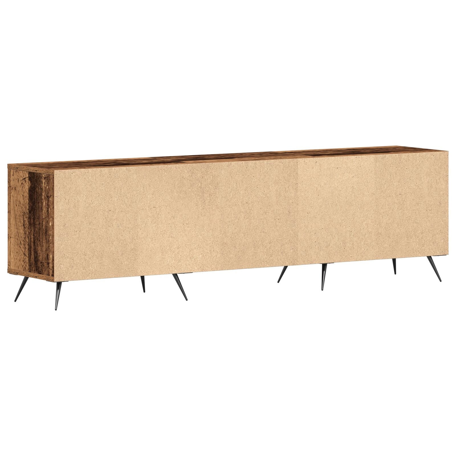 Wooden TV Stand 150cm Wide With 3 Doors - Vantage Home