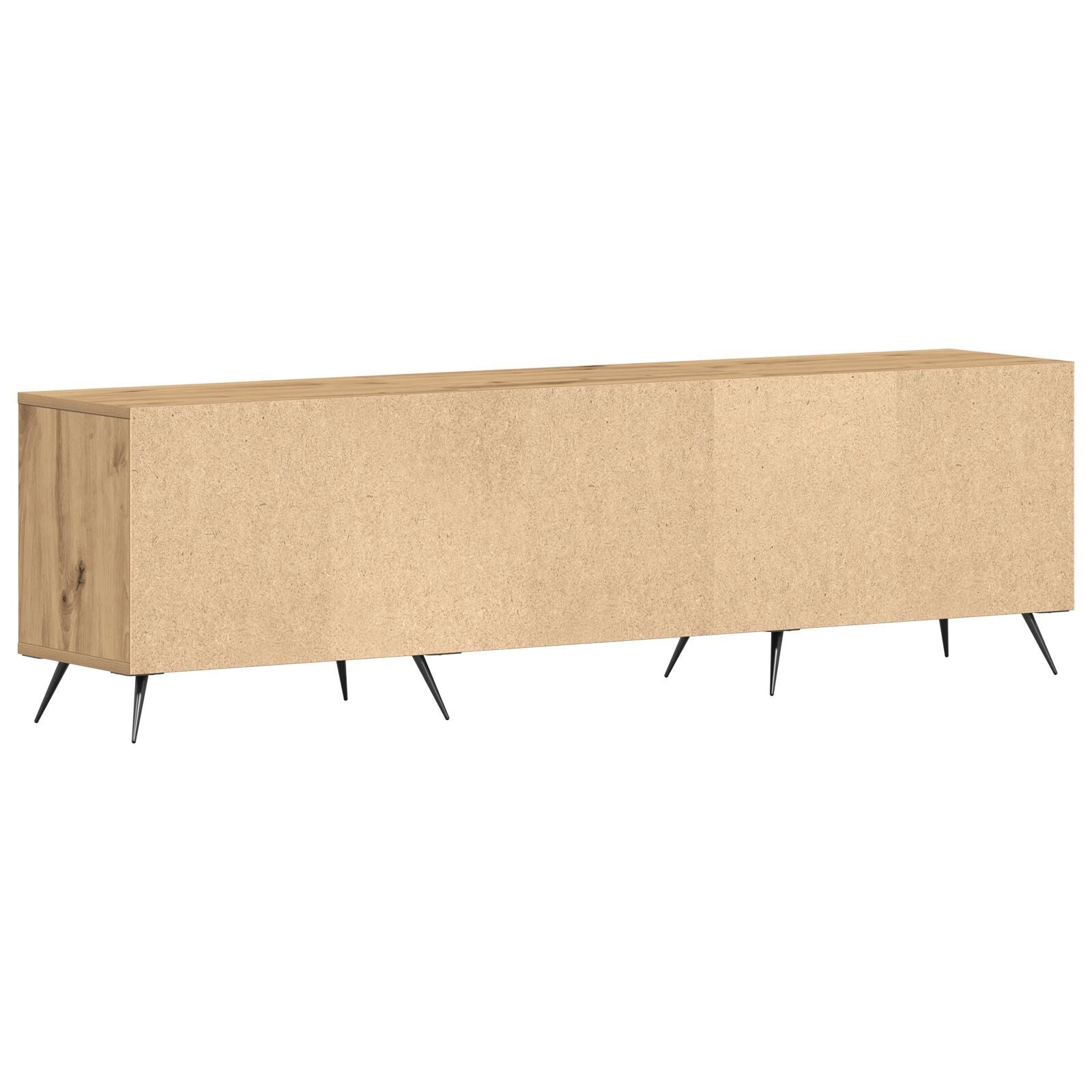 Wooden TV Stand 150cm Wide With 3 Doors - Vantage Home