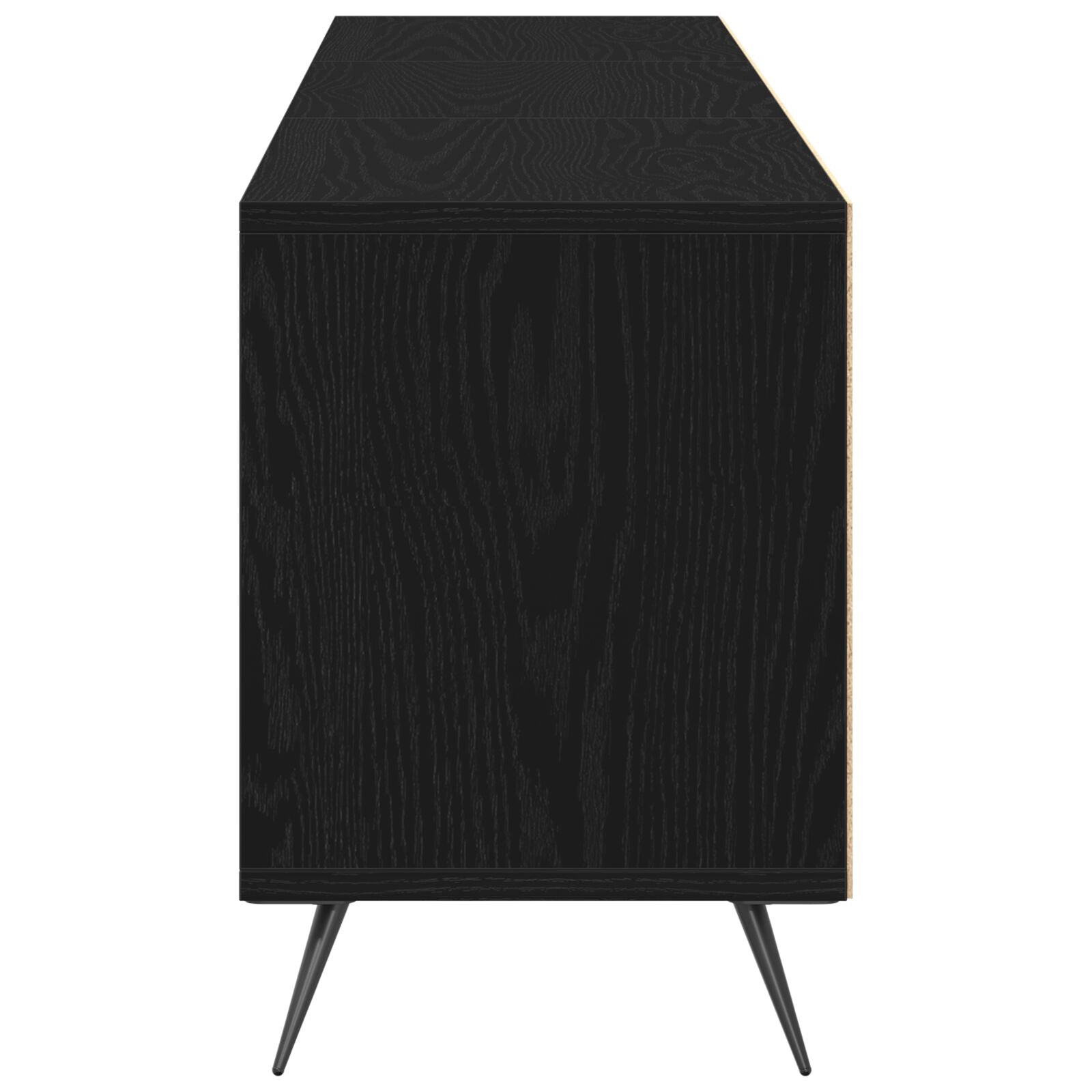 Wooden TV Stand 150cm Wide With 3 Doors - Vantage Home
