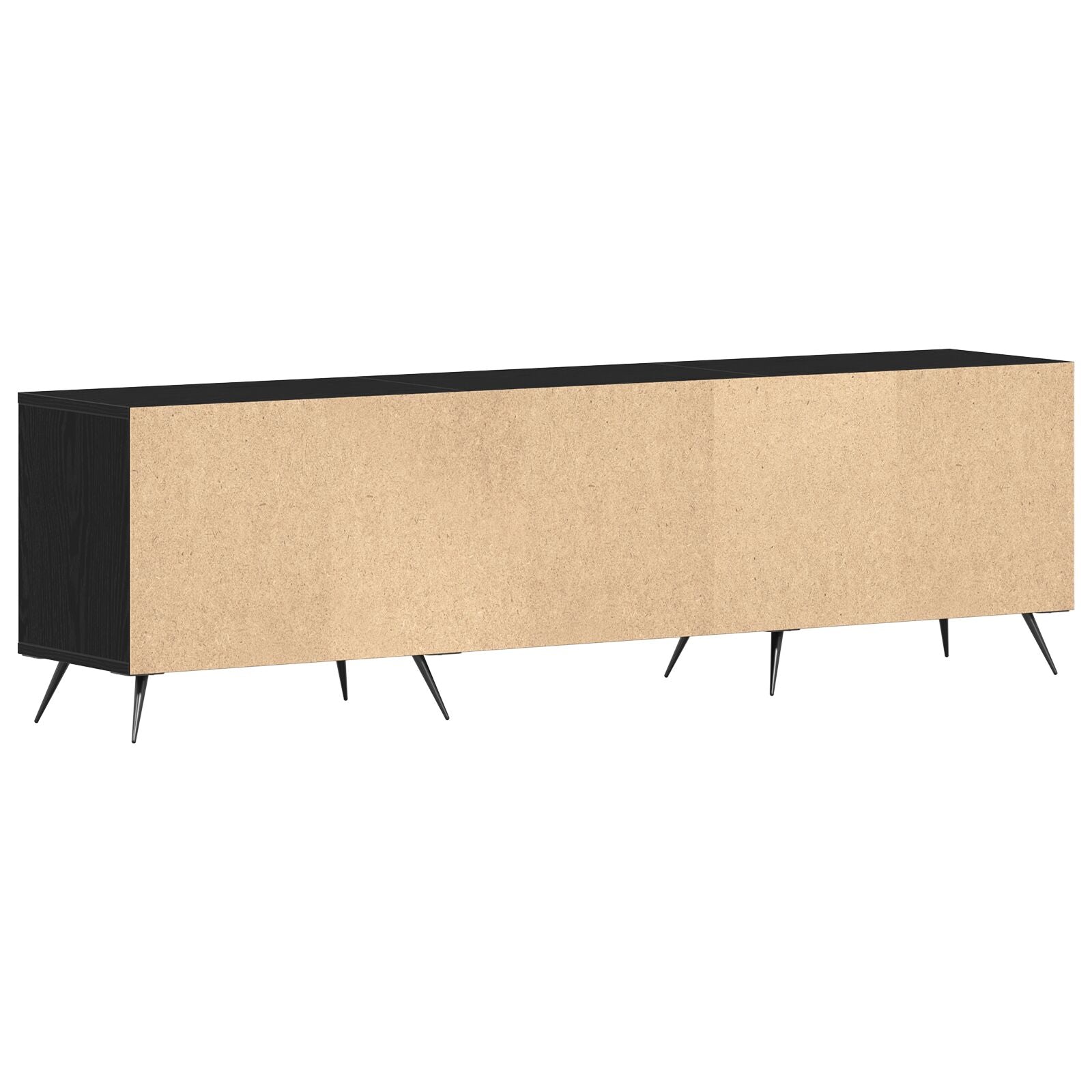 Wooden TV Stand 150cm Wide With 3 Doors - Vantage Home