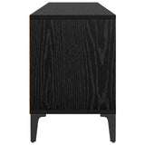 Wooden TV Stand 150cm Wide With 3 Flap Doors - Vantage Home