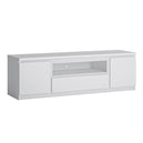 Wooden TV Stand 166cm Wide With 2 Doors And 1 Drawers - Fribo