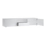 Wooden TV Stand 177cm Wide With 2 Doors And 1 Drawer - Media