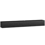 Wooden TV Stand 180cm Wide Wall Hung - Velmora