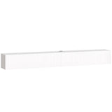 Wooden TV Stand 180cm Wide Wall Hung - Velmora