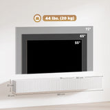 Wooden TV Stand 180cm Wide Wall Hung - Velmora