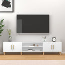 Wooden TV Stand 180cm Wide With 4 Doors - Vantage Home