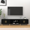 Wooden TV Stand 180cm Wide With 4 Doors - Vantage Home