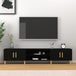 Wooden TV Stand 180cm Wide With 4 Doors - Vantage Home