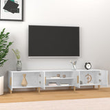 Wooden TV Stand 180cm Wide With 4 Doors - Vantage Home