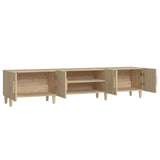 Wooden TV Stand 180cm Wide With 4 Doors - Vantage Home