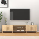 Wooden TV Stand 180cm Wide With 4 Doors - Vantage Home
