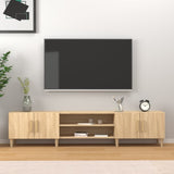 Wooden TV Stand 180cm Wide With 4 Doors - Vantage Home