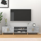 Wooden TV Stand 180cm Wide With 4 Doors - Vantage Home