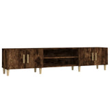 Wooden TV Stand 180cm Wide With 4 Doors - Vantage Home