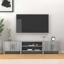 Wooden TV Stand 180cm Wide With 4 Doors - Vantage Home