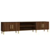 Wooden TV Stand 180cm Wide With 4 Doors - Vantage Home