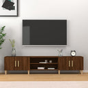 Wooden TV Stand 180cm Wide With 4 Doors - Vantage Home