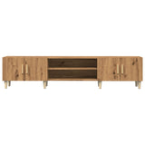 Wooden TV Stand 180cm Wide With 4 Doors - Vantage Home
