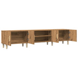 Wooden TV Stand 180cm Wide With 4 Doors - Vantage Home