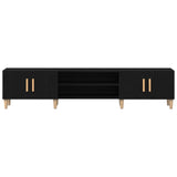 Wooden TV Stand 180cm Wide With 4 Doors - Vantage Home