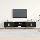 Wooden TV Stand 180cm Wide With 4 Doors - Vantage Home