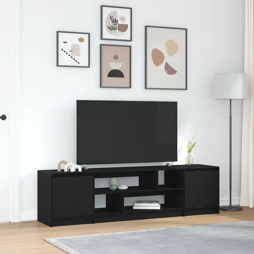 Wooden TV Stand 188.5cm Wide With 2 Doors - Vantage Home