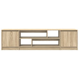 Wooden TV Stand 188.5cm Wide With 2 Doors - Vantage Home