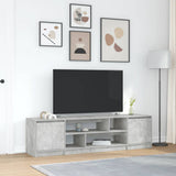 Wooden TV Stand 188.5cm Wide With 2 Doors - Vantage Home