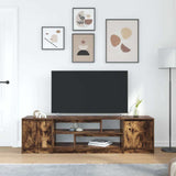 Wooden TV Stand 188.5cm Wide With 2 Doors - Vantage Home