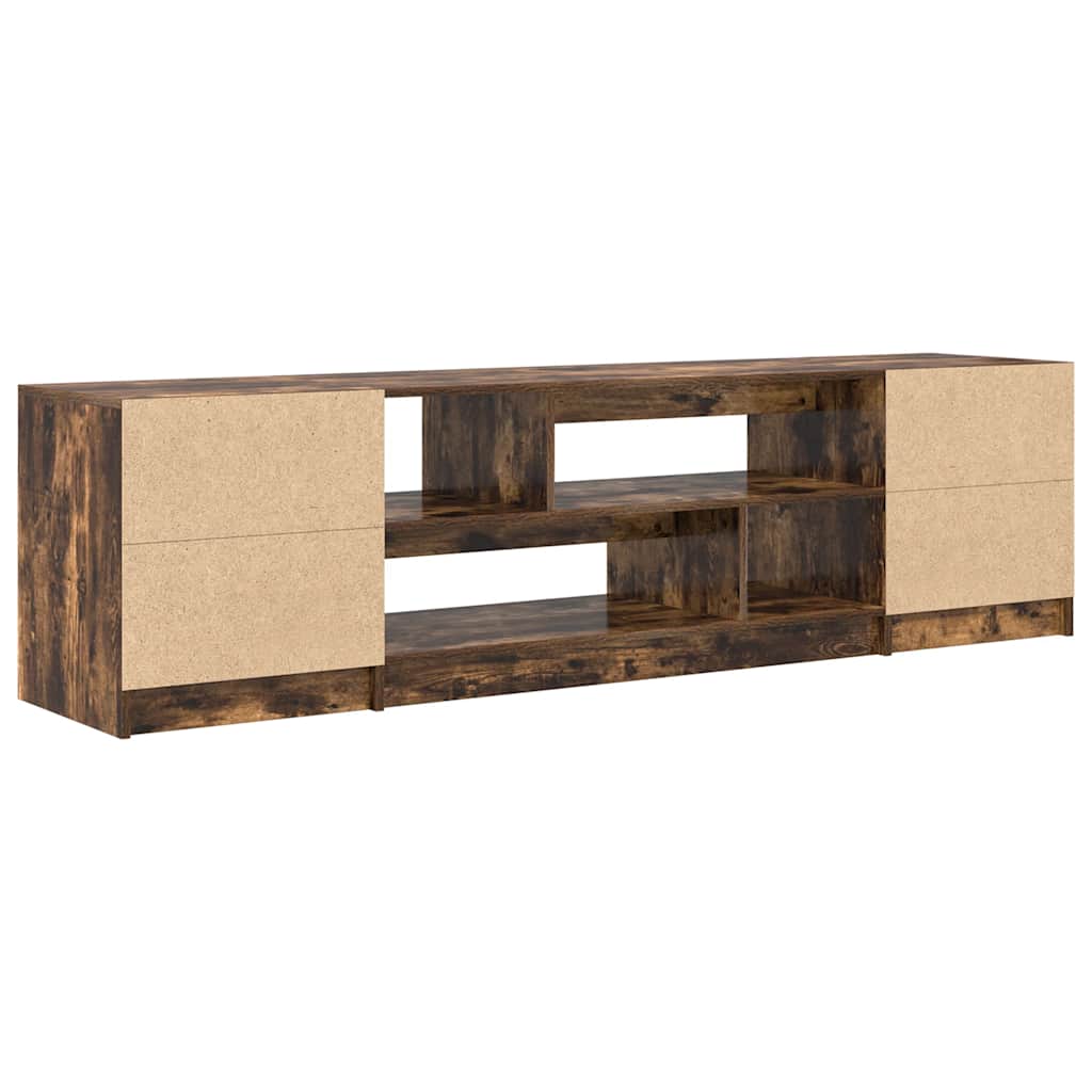Wooden TV Stand 188.5cm Wide With 2 Doors - Vantage Home