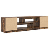 Wooden TV Stand 188.5cm Wide With 2 Doors - Vantage Home