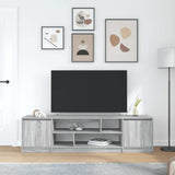 Wooden TV Stand 188.5cm Wide With 2 Doors - Vantage Home