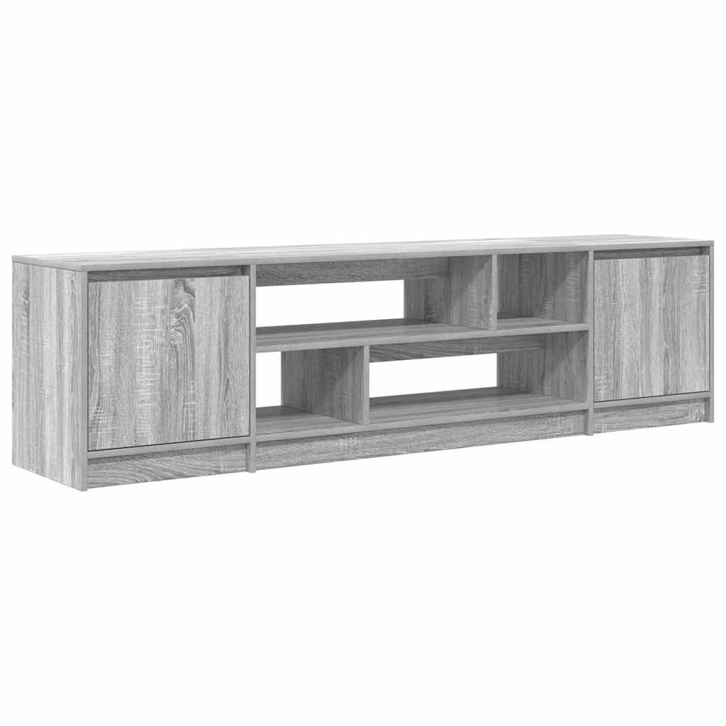 Wooden TV Stand 188.5cm Wide With 2 Doors - Vantage Home