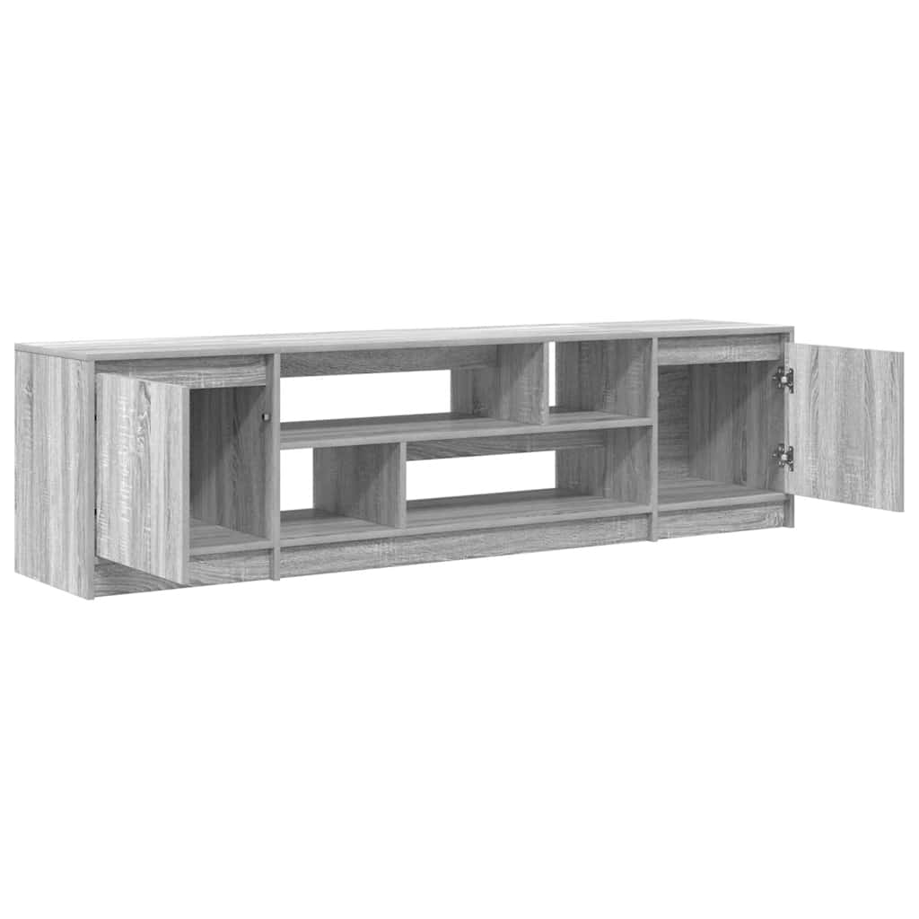Wooden TV Stand 188.5cm Wide With 2 Doors - Vantage Home