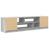 Wooden TV Stand 188.5cm Wide With 2 Doors - Vantage Home